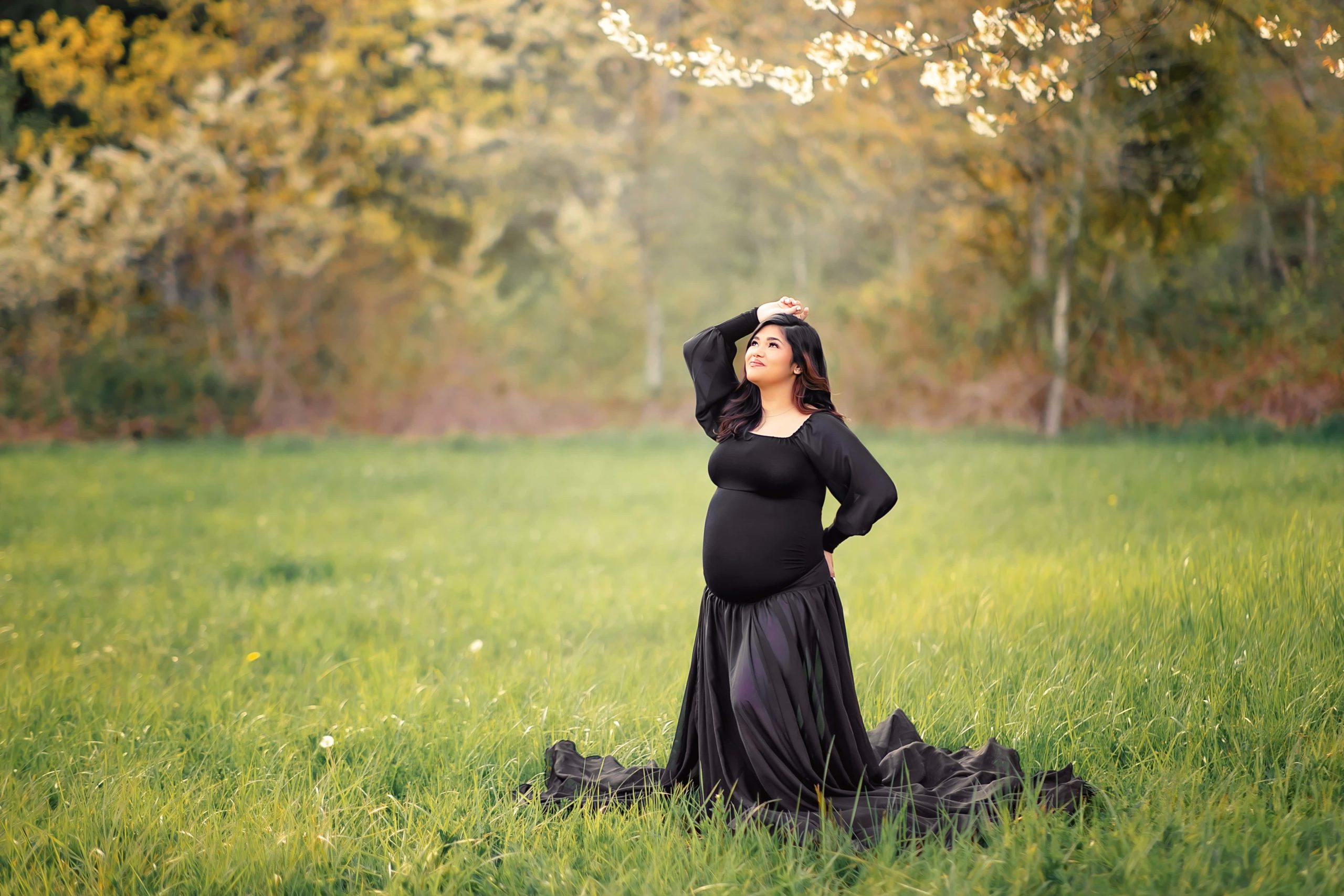 Flaming Geyser Maternity Session Seattle